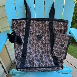 Kipling Kyokol Large Tote Bag with Matching Cosmetic Bag